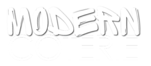 Modern Coterie Logo in White